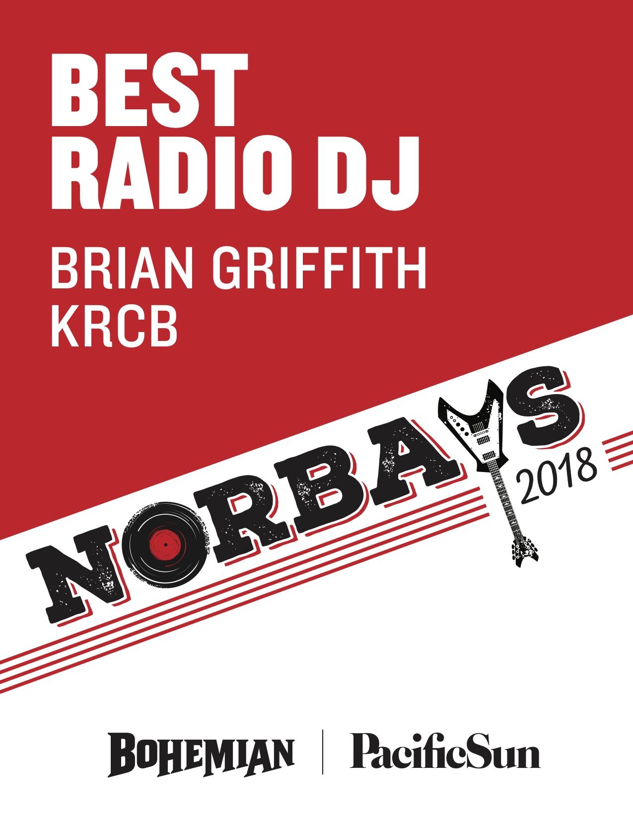 BrianG Norbays2018 Awards